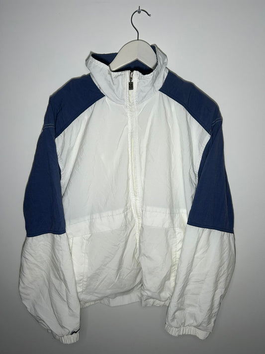 Nike Track Jacket white and navy blue