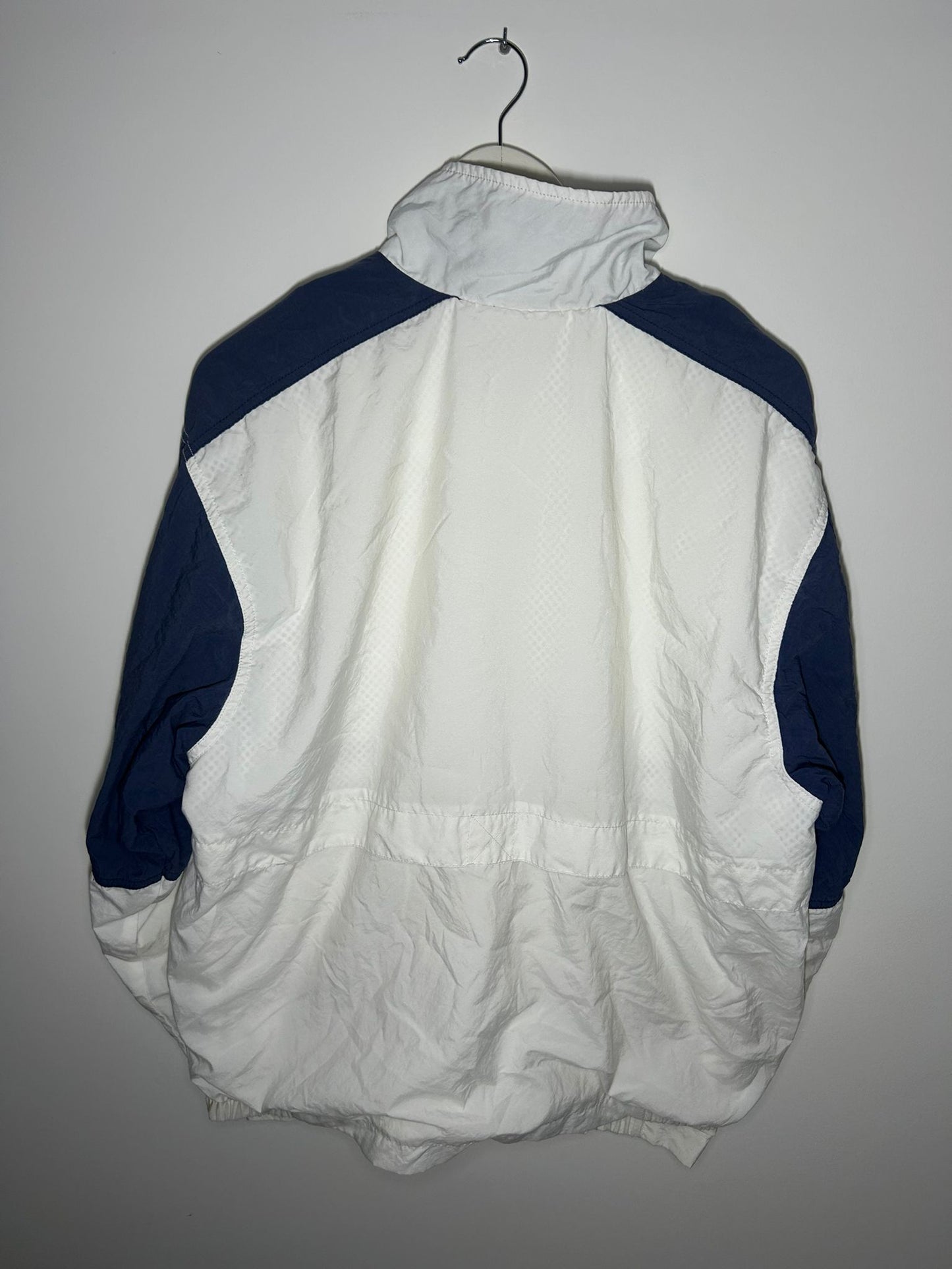 Nike Track Jacket white and navy blue